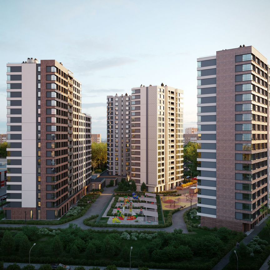 2-к. квартира, 54 м², 6/18 эт.