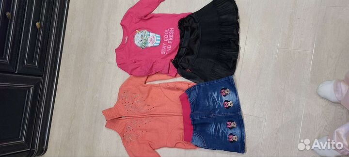 Вещи пакетом на девочку 122-128