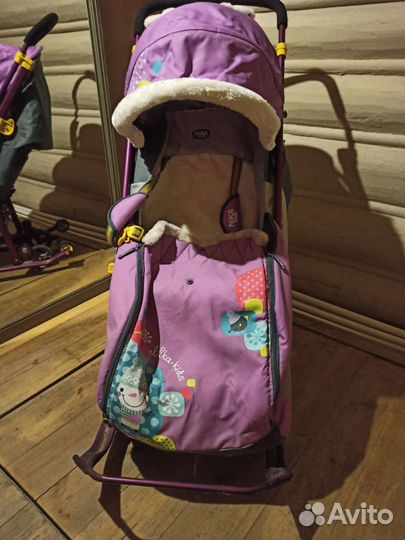 Санки коляска ника