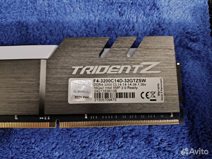 G skill trident z 3200mhz cl14 32gb