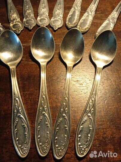 Ложечки старинные, набором