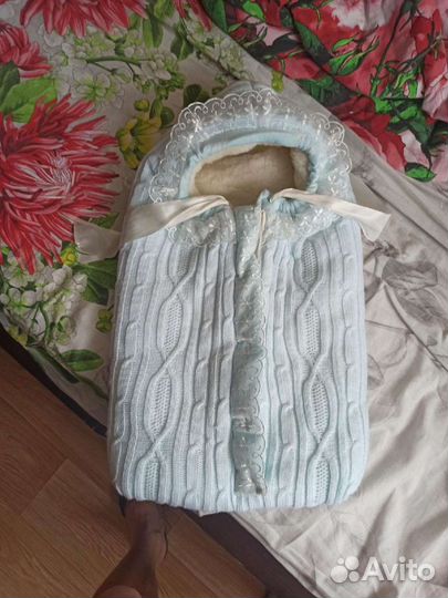 Конверт на выписку зимний новый