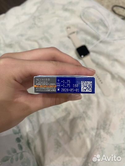 Линзы acuvue oasys astigmatism -1,75