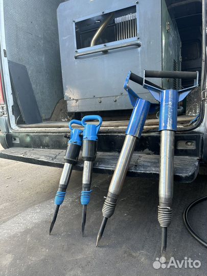 Аренда компрессора с отбойными молотками
