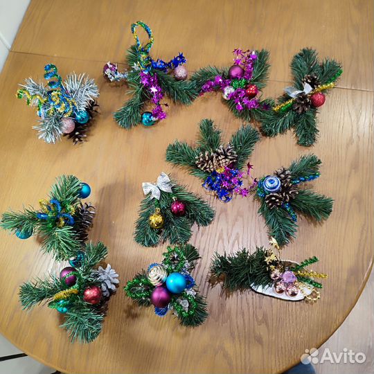 Новогодняя композиция на стол