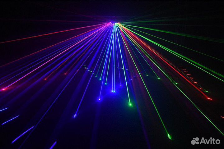 Лазер 6-ти лучевой lpp 6 светомузыка