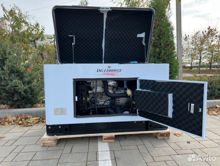 Генератор дизельный 13 kW g-power DG15000SE3 трехф