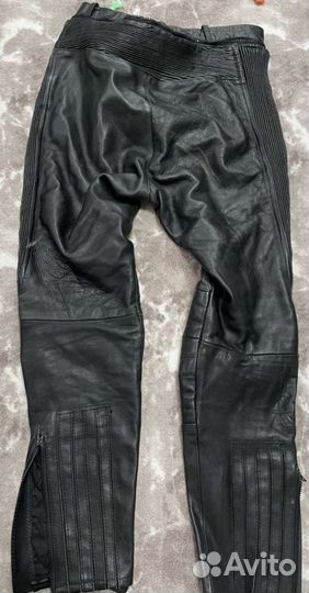 Мотоштаны кожаные