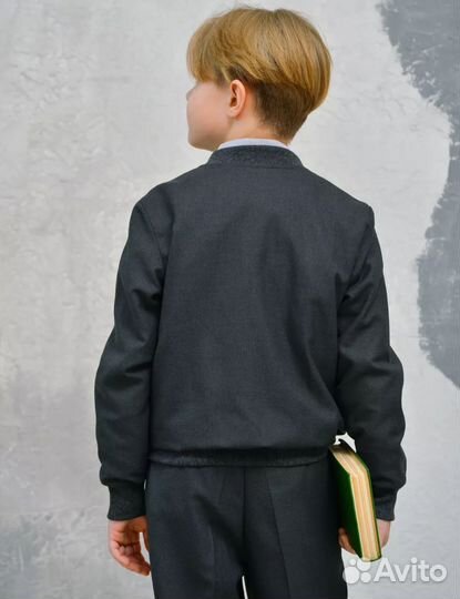 Бомбер жакет школьный 146/35