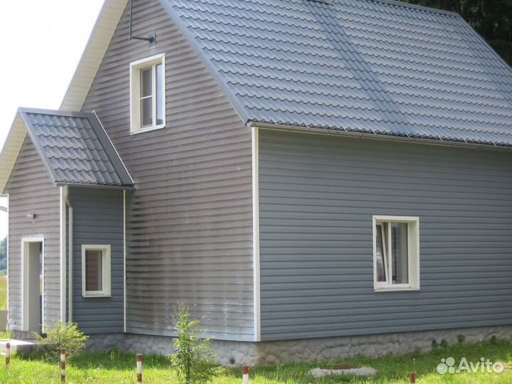 Сайдинг виниловый серый 3.0м