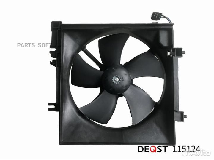 Deqst 115124 Электорвентилятор subaru forester (SH