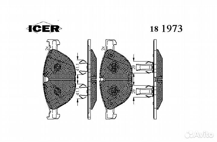 Колодки тормозные перед бмв5(Е60/Е61) M5 6(Е63/Е64