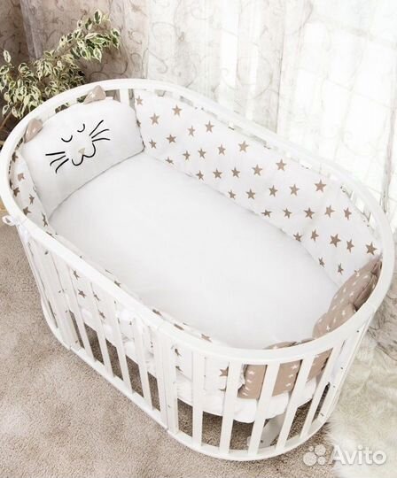 Бортики в детскую кроватку