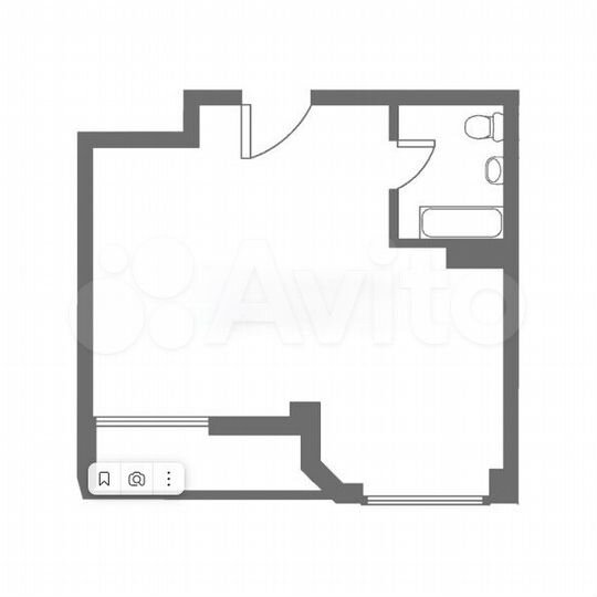 1-к. квартира, 31,8 м², 1/11 эт.