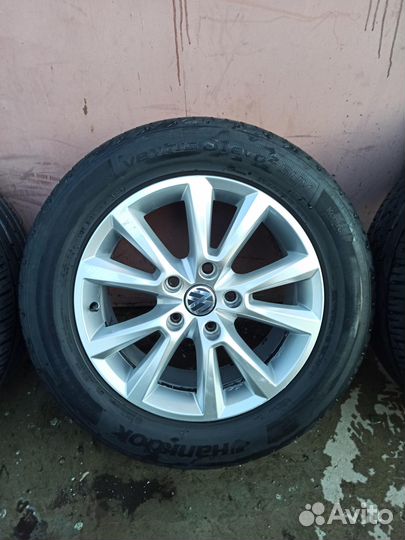 Диски шины VW Toureg 255/55R18 Hankook