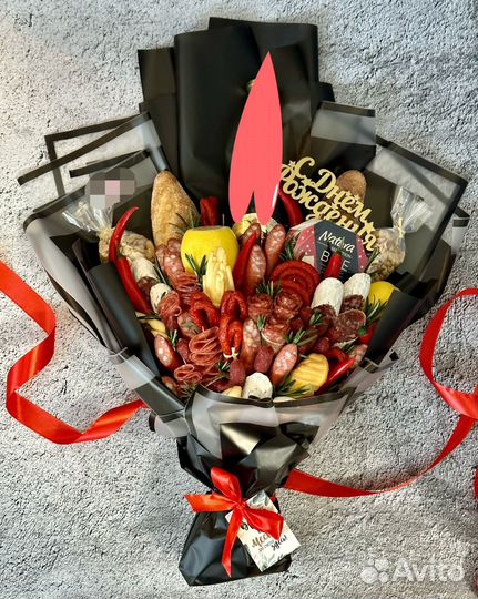 Сьедобные букеты. Колбасные букеты. Мужские букеты