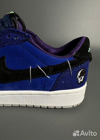 Кроссовки AIR jordan 1 LOW x Zion Williamson Ice Л