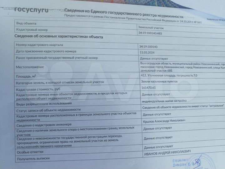 Участок 4,1 сот. (ИЖС)