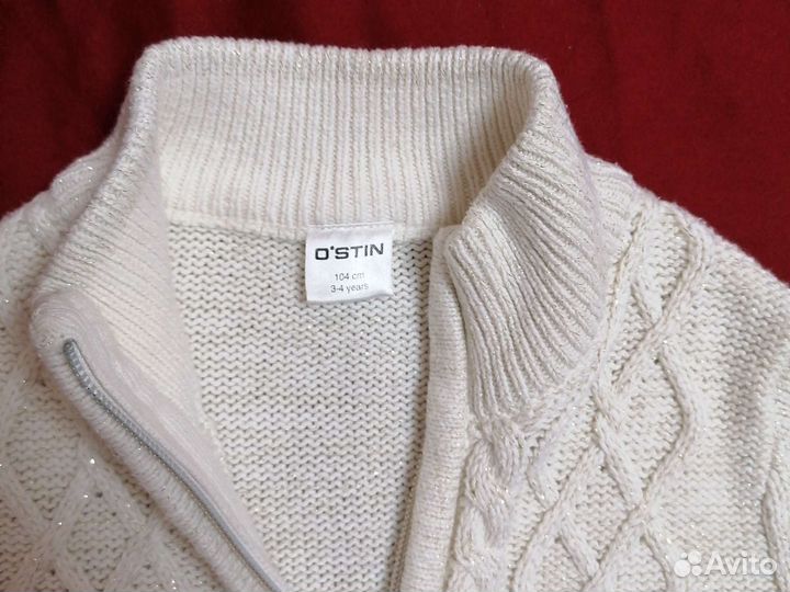 Кофта для девочки 104 ostin