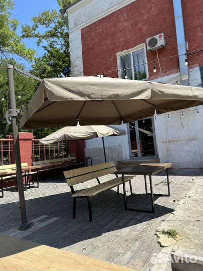 Зонт металический уличный