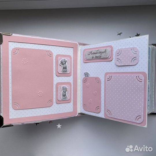 Альбом для малыша Мишки Тедди скрапбукинг