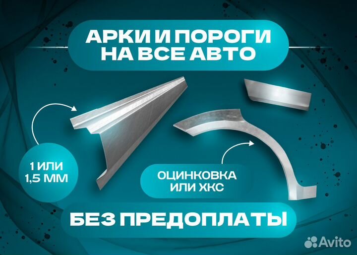 Передние арки на Nissan Almera 2 N16 2000-2006 сед