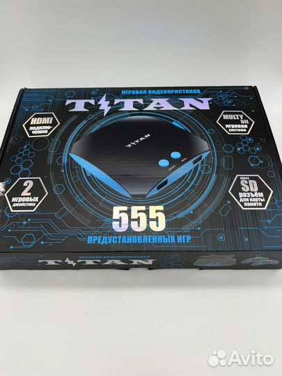 Приставка игровая titan 555 игр sega и dendy
