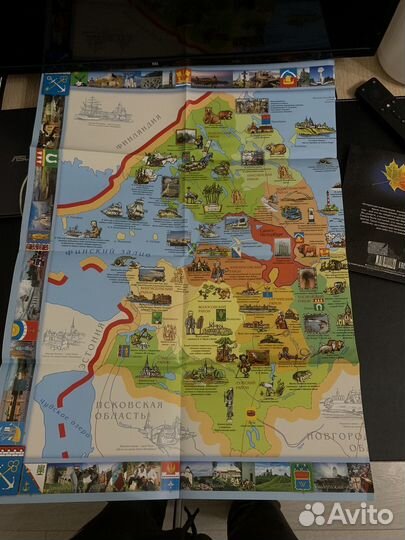 Занимательная карта лененградской области