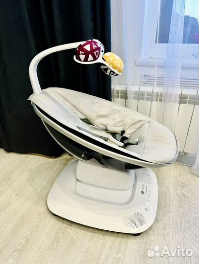 Кресло-качалка 4moms mamaRoo New серебро