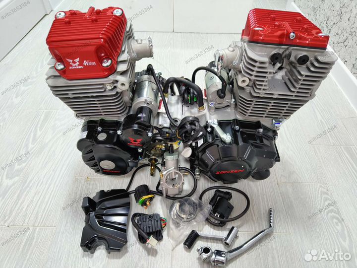 172fmm 4 клапана 25лс 249см3 двигатель новый