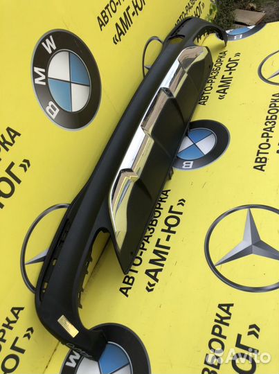 Mercedes W166 X166 GLE AMG Юбка бампера задняя