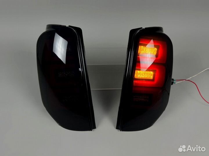 Стопы Mitsubishi L200 06-13г Тюнинг Дымчатые