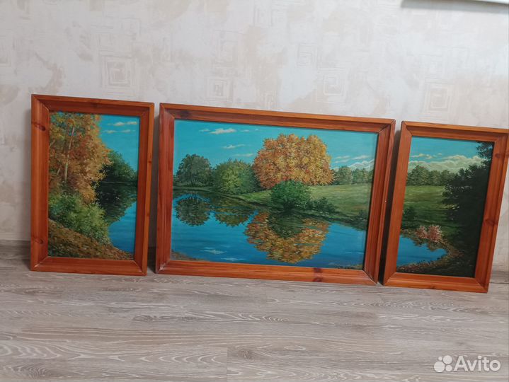 Картина маслом на холсте пейзаж