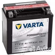 Мото аккумулятор varta 12Ah 200A 152/88/147