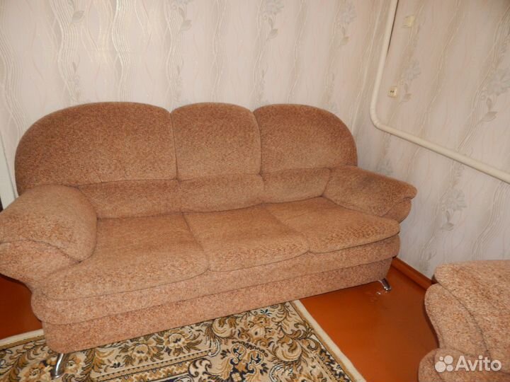 Комплект мягкой мебели (диван + 2 кресла)