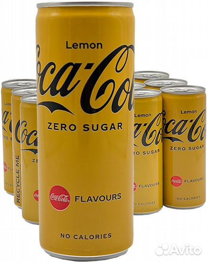 Coca Cola Lemon Zero с лимоном (доставка + смвз)