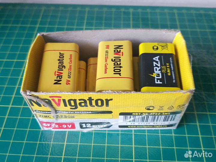 Батарейки крона 9V