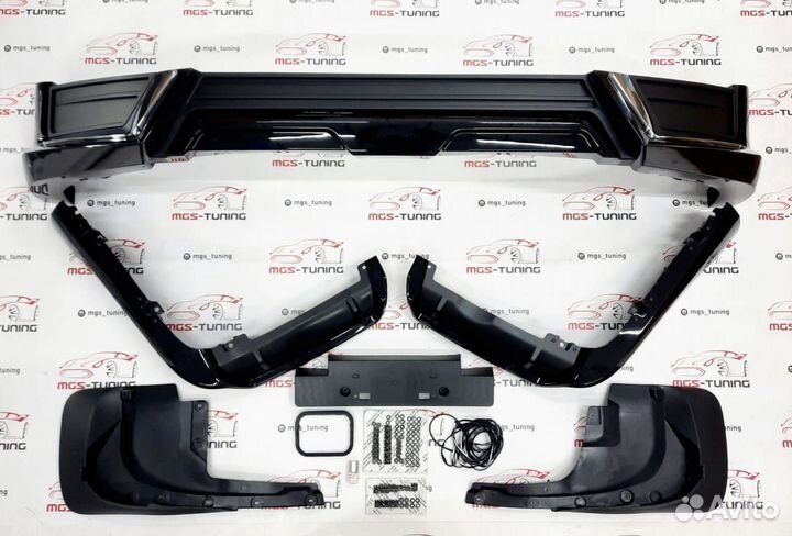 Обвес TRD Toyota Land Crusier 200 2015+ (Черный)