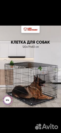 Клетка для большой собаки бу