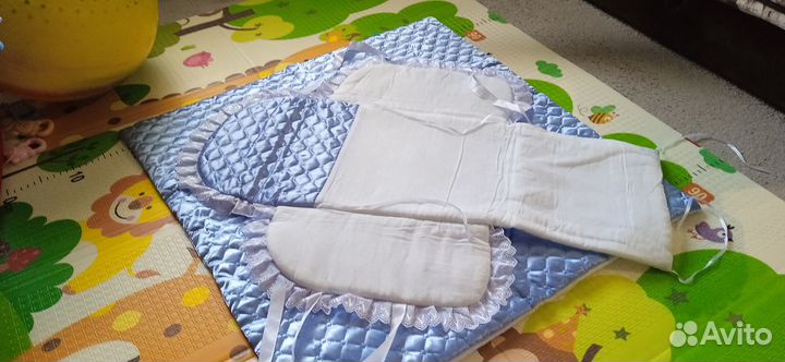 Конверт на выписку для мальчика весна/лето