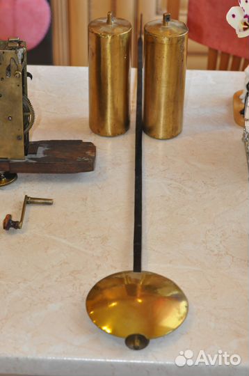 Английский старинный комплект для напольных часов