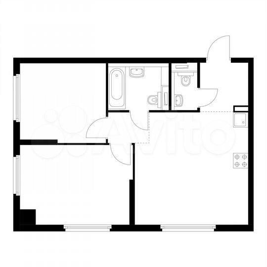 2-к. квартира, 56,1 м², 29/32 эт.