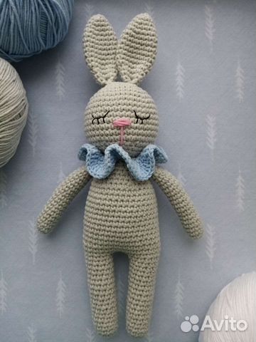 Мягкая игрушка заяц ручная работа