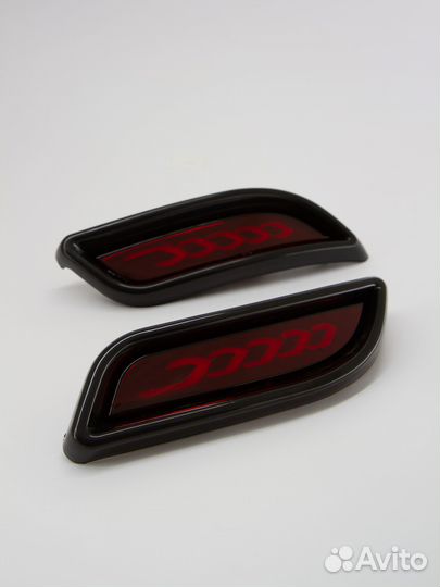 Катафоты бампера приора два LED 396 RED