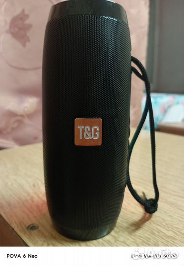 Блютуз колонка tg