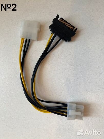 Переходник питания для видеокарты 8 pin