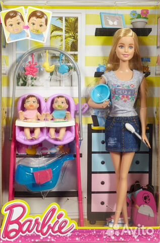 Барби няня - barbie babysitter