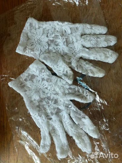 Перчатки ажурные девочке