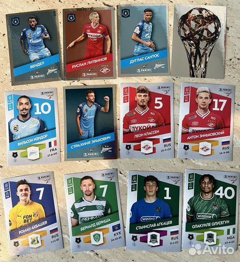 Наклейки panini мир рпл 2023 2024