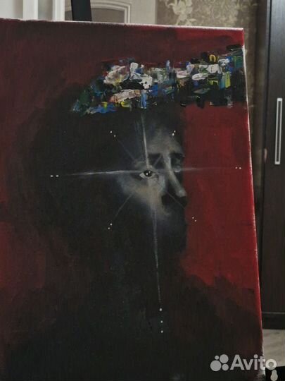 Картина акрилом на холсте